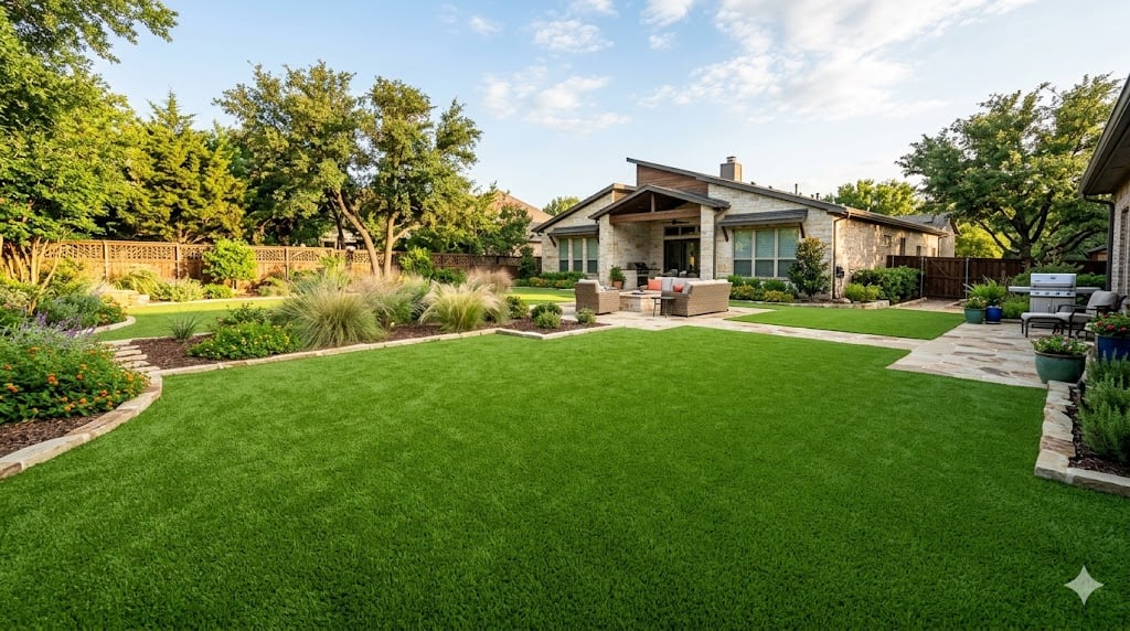Synthetic lawn in United States