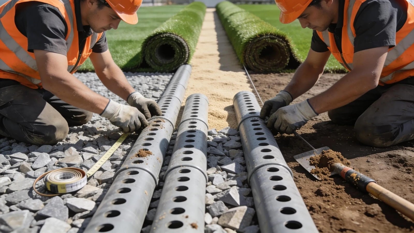 Artificial turf installation in United States