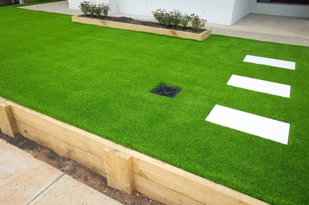 lush artificial turf