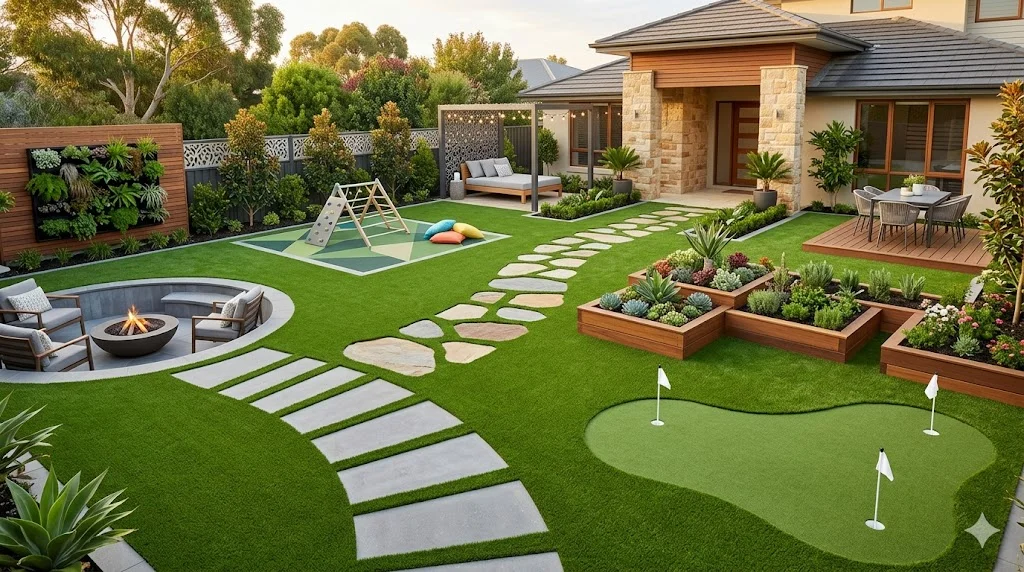 9 Creative Small Backyard Ideas Using Artificial Grass